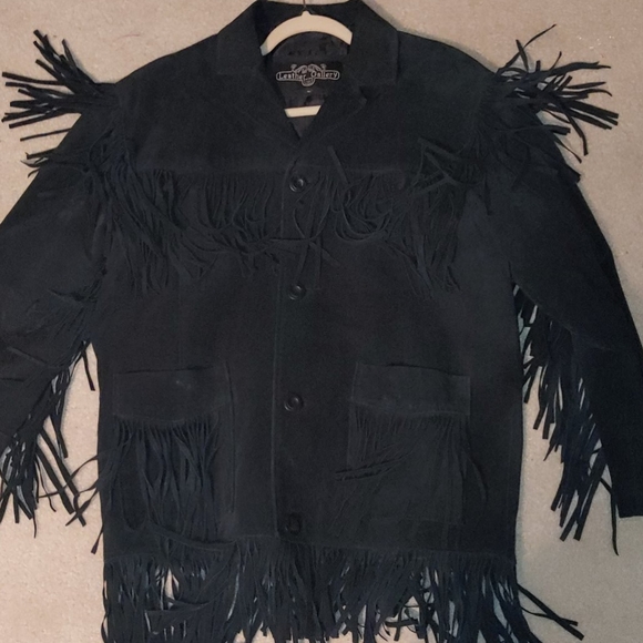 Genuine hand stitched leather jacket - Picture 2 of 3